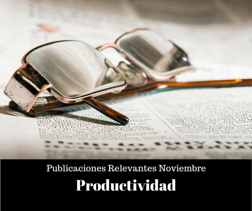 Noticias de  productividad personal en noviembre